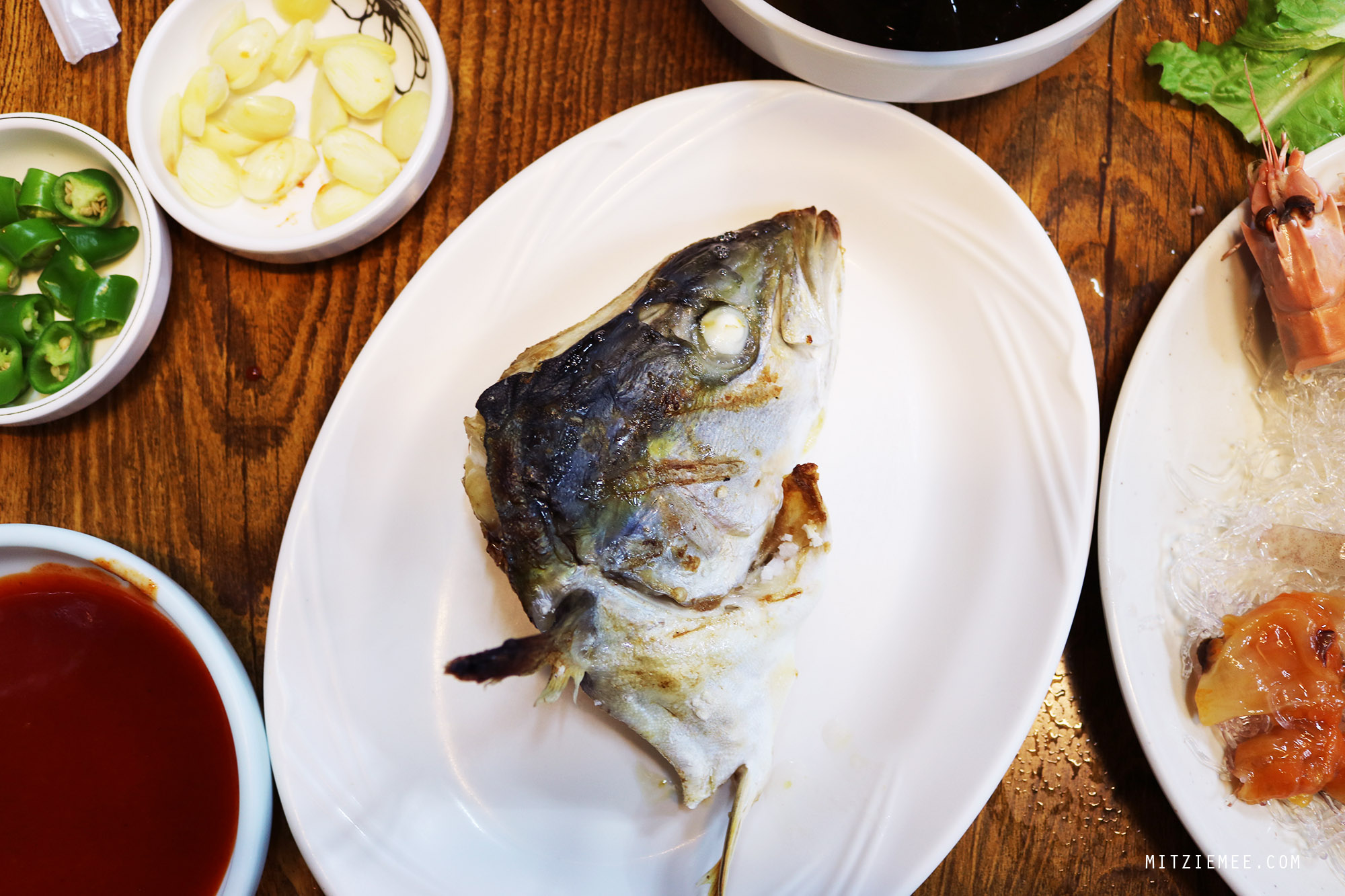 Jeju Island – Den kvällen vi åt ett grillat fiskhuvud