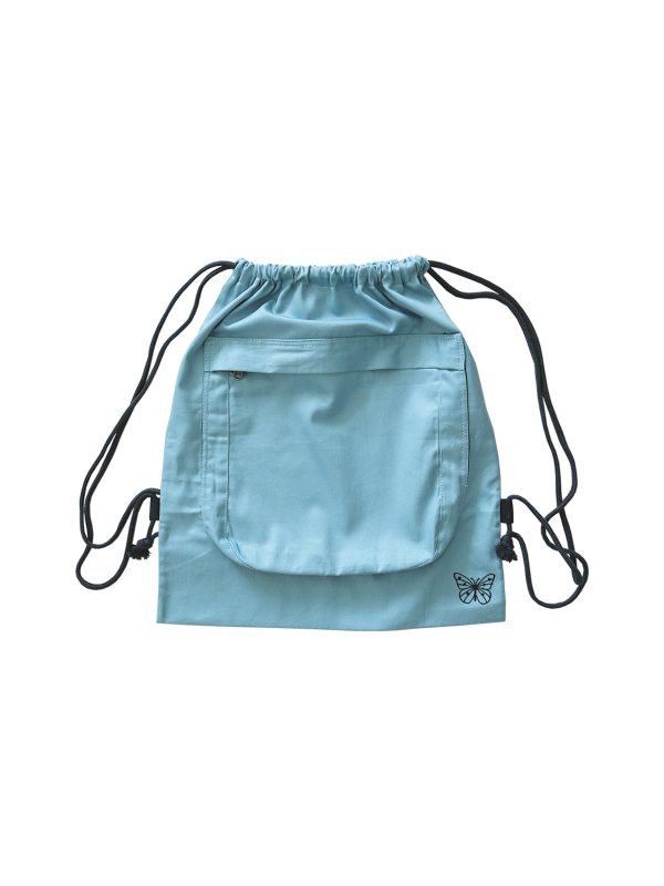 Skopåse med ficka - Not Just a Shoe Bag - Dusty Turquoise - CWSG - Mitzie Mee Shop