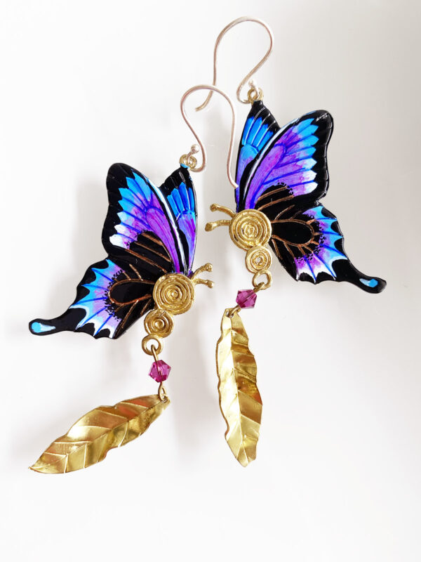 Fjärilsörhängen Sienna - Jewelry Art by Mim - Handgjorda smycken - Mitzie Mee Shop