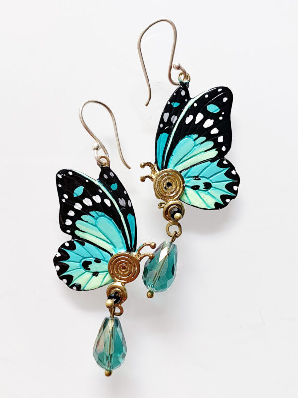 Fjärilsörhängen Sydney - Jewelry Art by Mim - Handgjorda smycken - Mitzie Mee Shop