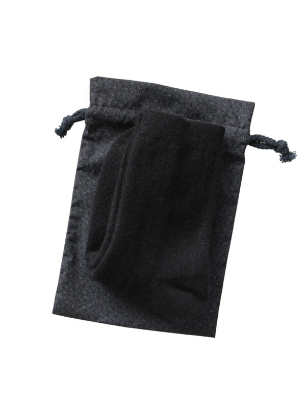 Cashmere Socks Unisex - Black Rib Knit - Gobi - Mitzie Mee Shop