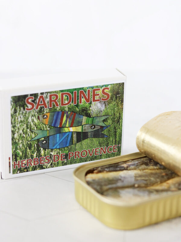 Sardiner i Olivolja med Herbes de Provence - Capitain Nat' - Mitzie Mee Shop Sverige