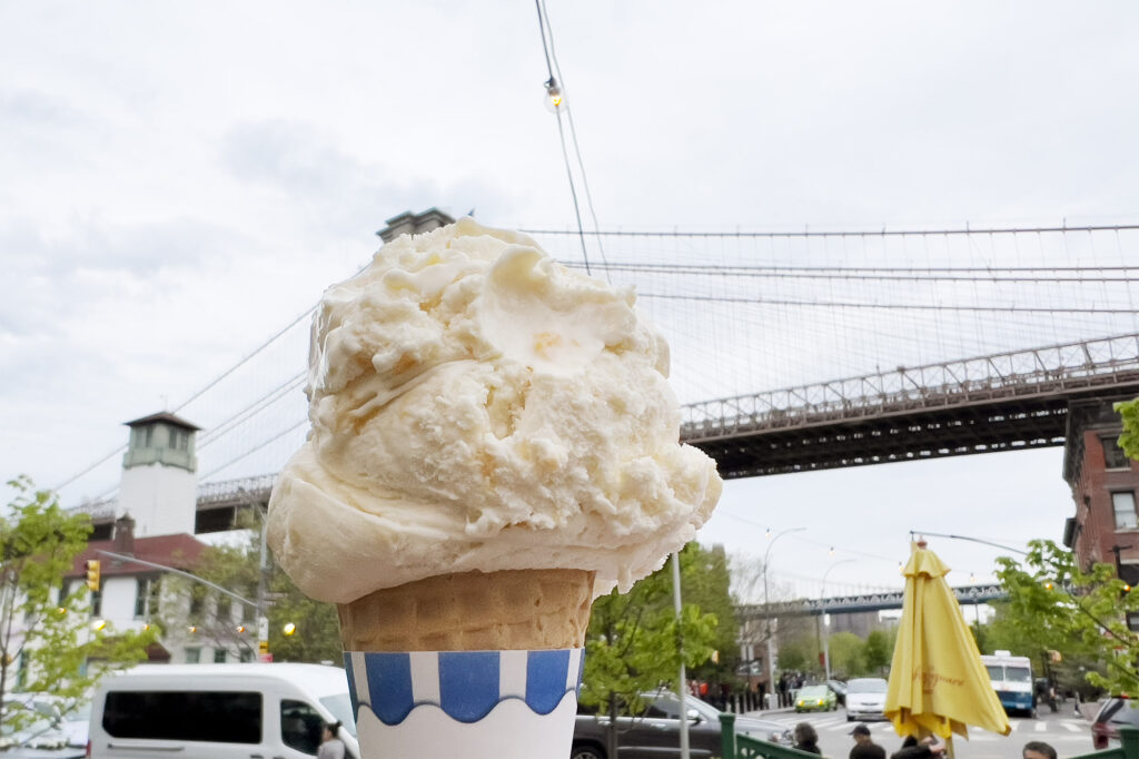 New York: Peaches & Cream och Brooklyn Ice Cream Factory