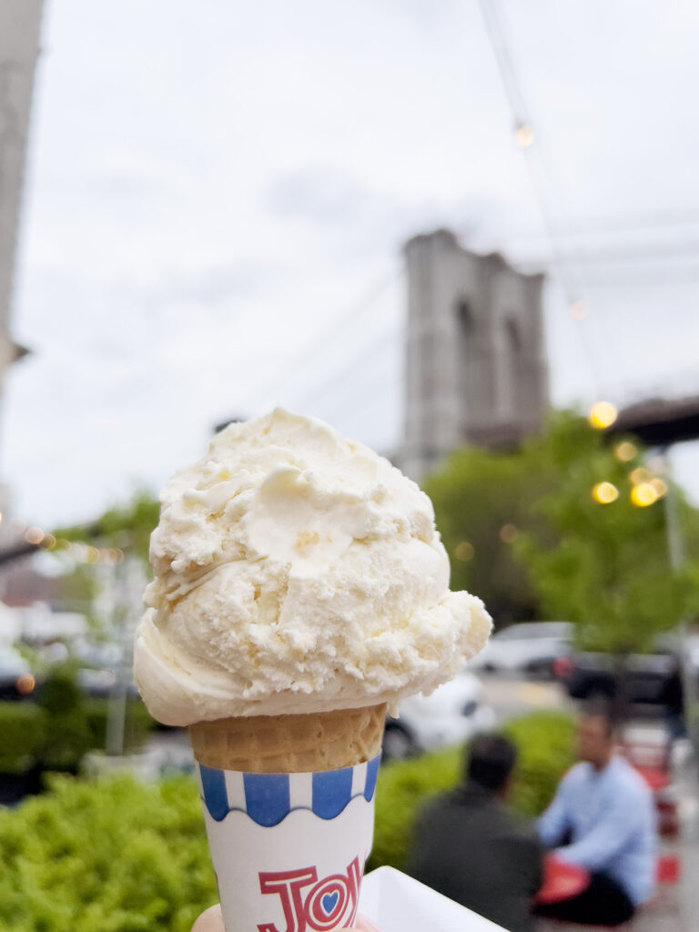 New York: Peaches & Cream och Brooklyn Ice Cream Factory