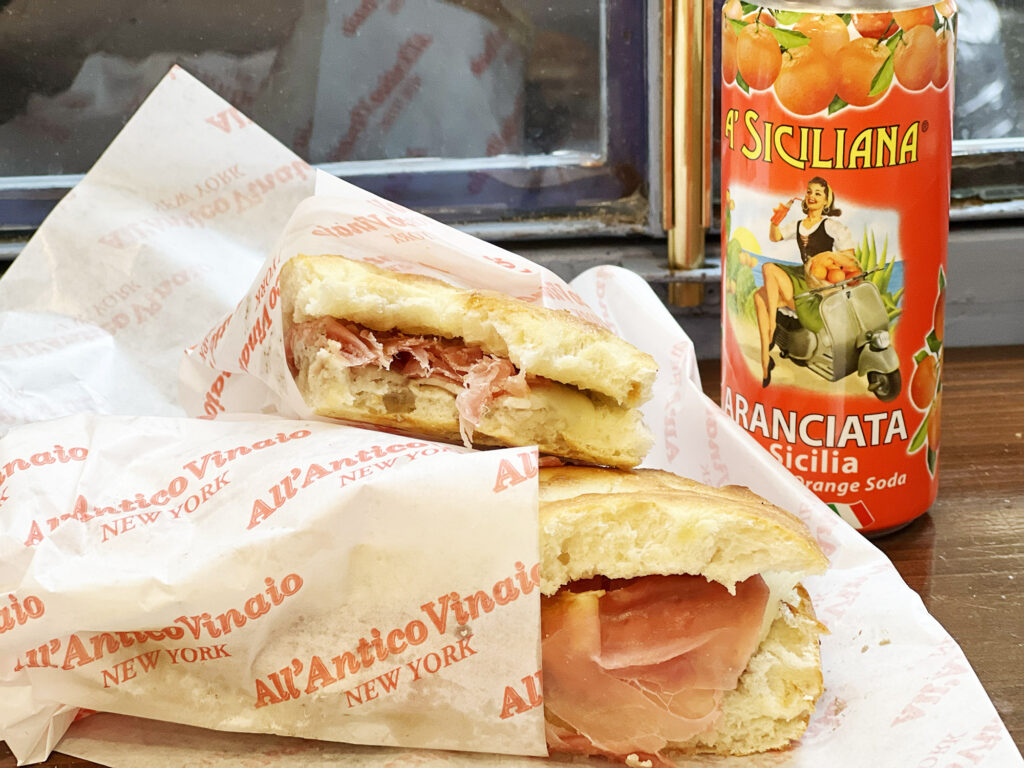 New York: All’Antico Vinaio - Italienska sandwichar i Greenwich Village