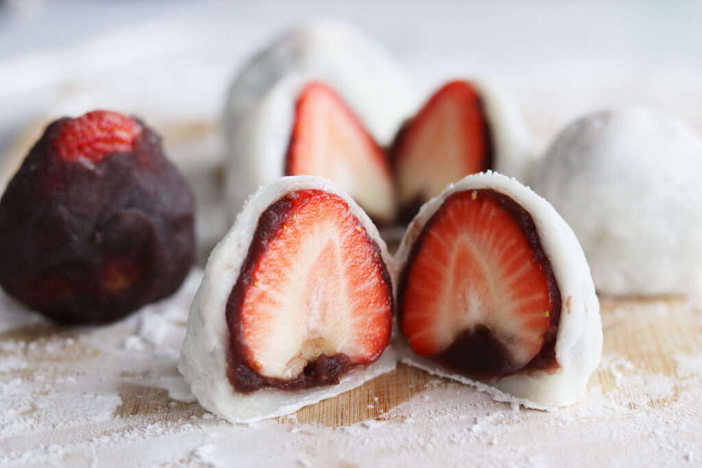 Ichigo Daifuku – Mochi med färska jordgubbar