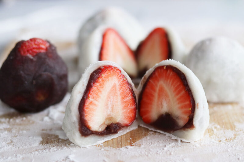 Ichigo Daifuku – Mochi med färska jordgubbar