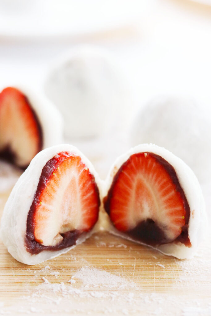 Ichigo Daifuku – Mochi med färska jordgubbar