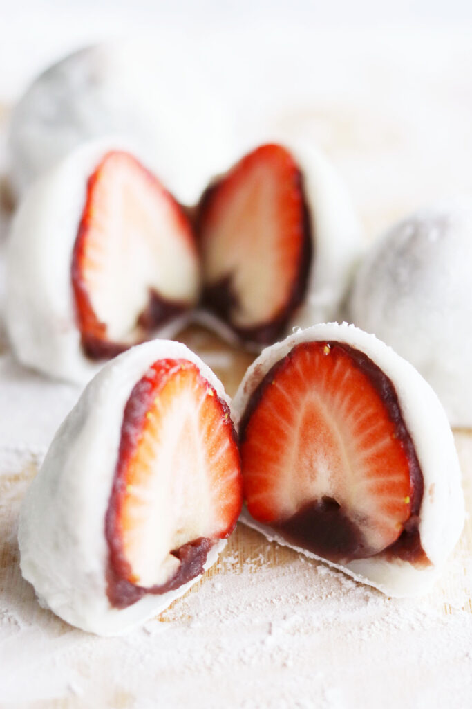 Ichigo Daifuku – Mochi med färska jordgubbar