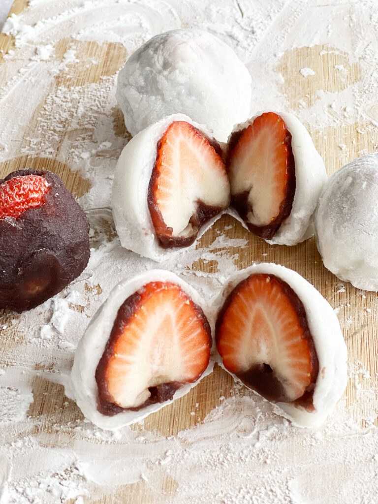 Ichigo Daifuku – Mochi med färska jordgubbar